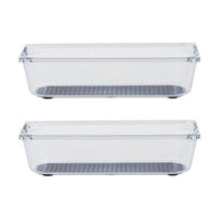 Romm Small Set Of Two Kitchen Organisers With Rubber Insert
