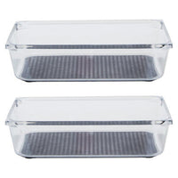 Romm Medium Set Of Two Kitchen Organisers With Rubber Insert
