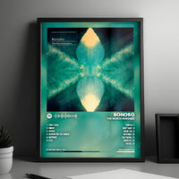 Bonobo "The North Borders" Album Cover Poster - with Complete Tracklist