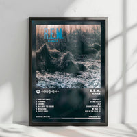 R.E.M. "Murmur" Album Cover Poster - with Complete Tracklist