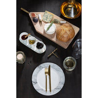 Modern Retro 16 Piece Gold Finish Cutlery Set