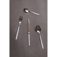 Avie 16 Piece Granite Pattern Cutlery Set