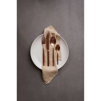 Avie 16 Piece Rose Gold Finish Cutlery Set