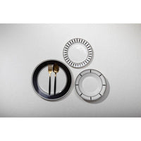 Avie 16 Pc Gold And Matte Black Finish Cutlery Set