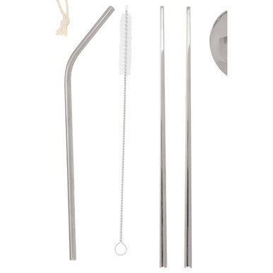 Mimo 6 Piece Silver Travel Cutlery Set with Case