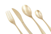 Avie 16 Piece Antique Gold Finish Cutlery Set
