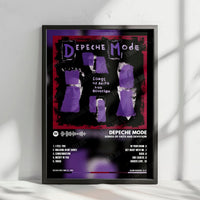 Depeche Mode "Songs of Faith and Devotion" Album Cover Poster - with Complete Tracklist