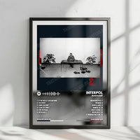 Interpol "Marauder" Album Cover Poster - with Complete Tracklist