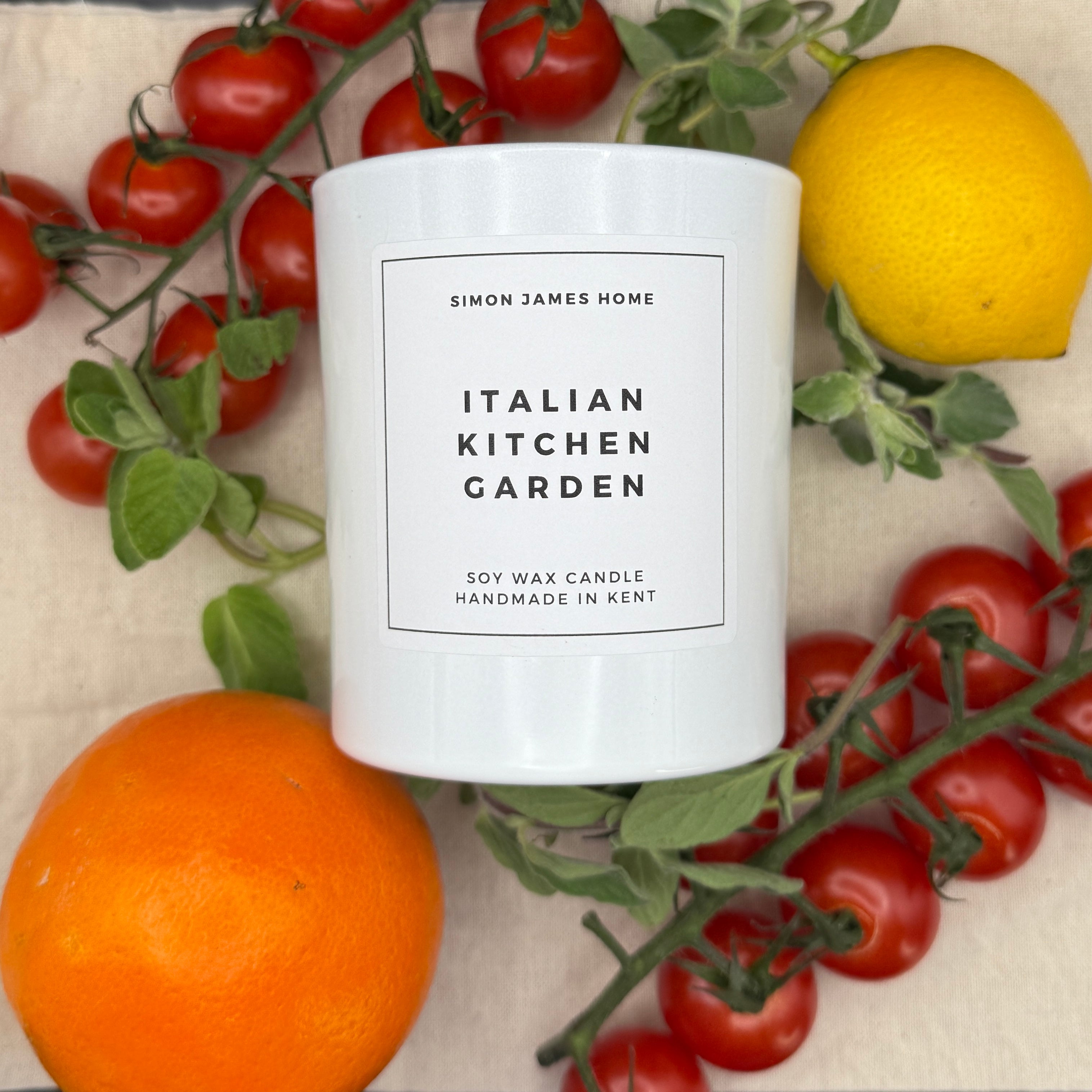 Italian Kitchen Garden Handmade Soy Wax Candle