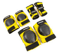 Venom Triple Knee/Elbow/Wrist Pad Set - Yellow Black