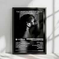 William Fitzsimmons "The Sparrow and the Crow" Album Cover Poster - with Complete Tracklist