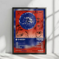 The Cure "Wish" Album Cover Poster - with Complete Tracklist