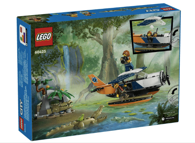 Lego City 60425 Jungle Explorer Water Plane Playset for Ages 6 and Up