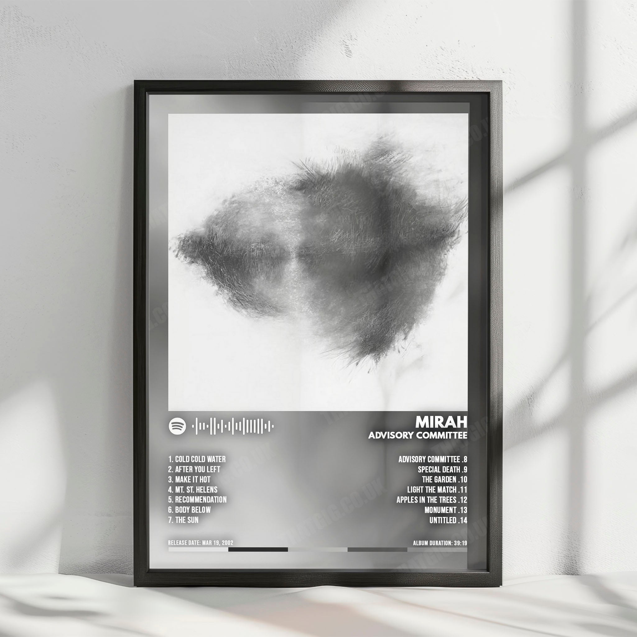 Mirah "Advisory Committee" Album Cover Poster - with Complete Tracklist