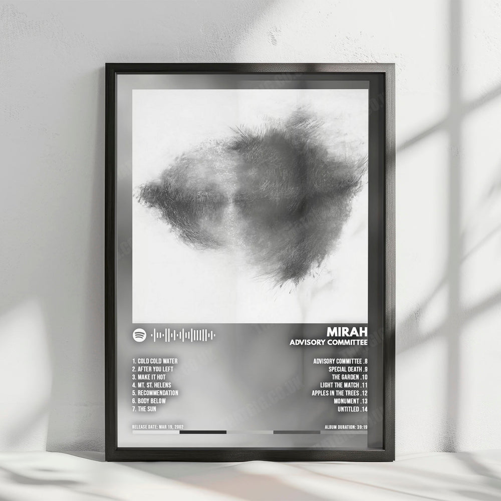 Mirah "Advisory Committee" Album Cover Poster - with Complete Tracklist