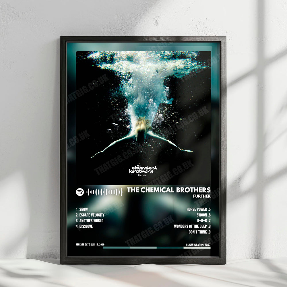 The Chemical Brothers "Further" Album Cover Poster - with Complete Tracklist