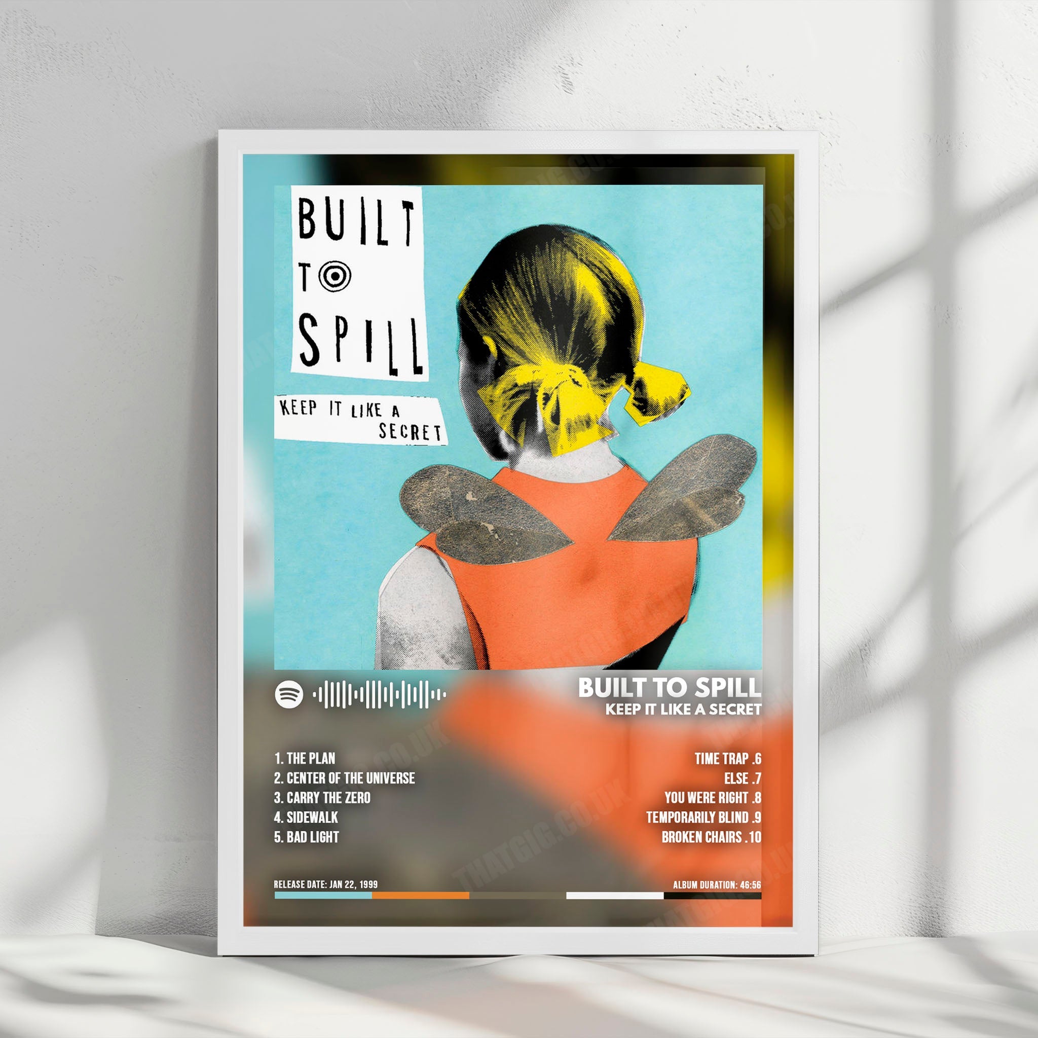Built To Spill "Keep It Like A Secret" Album Cover Poster - with Complete Tracklist