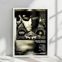 Swizz Beatz "One Man Band Man" Album Cover Poster - with Complete Tracklist