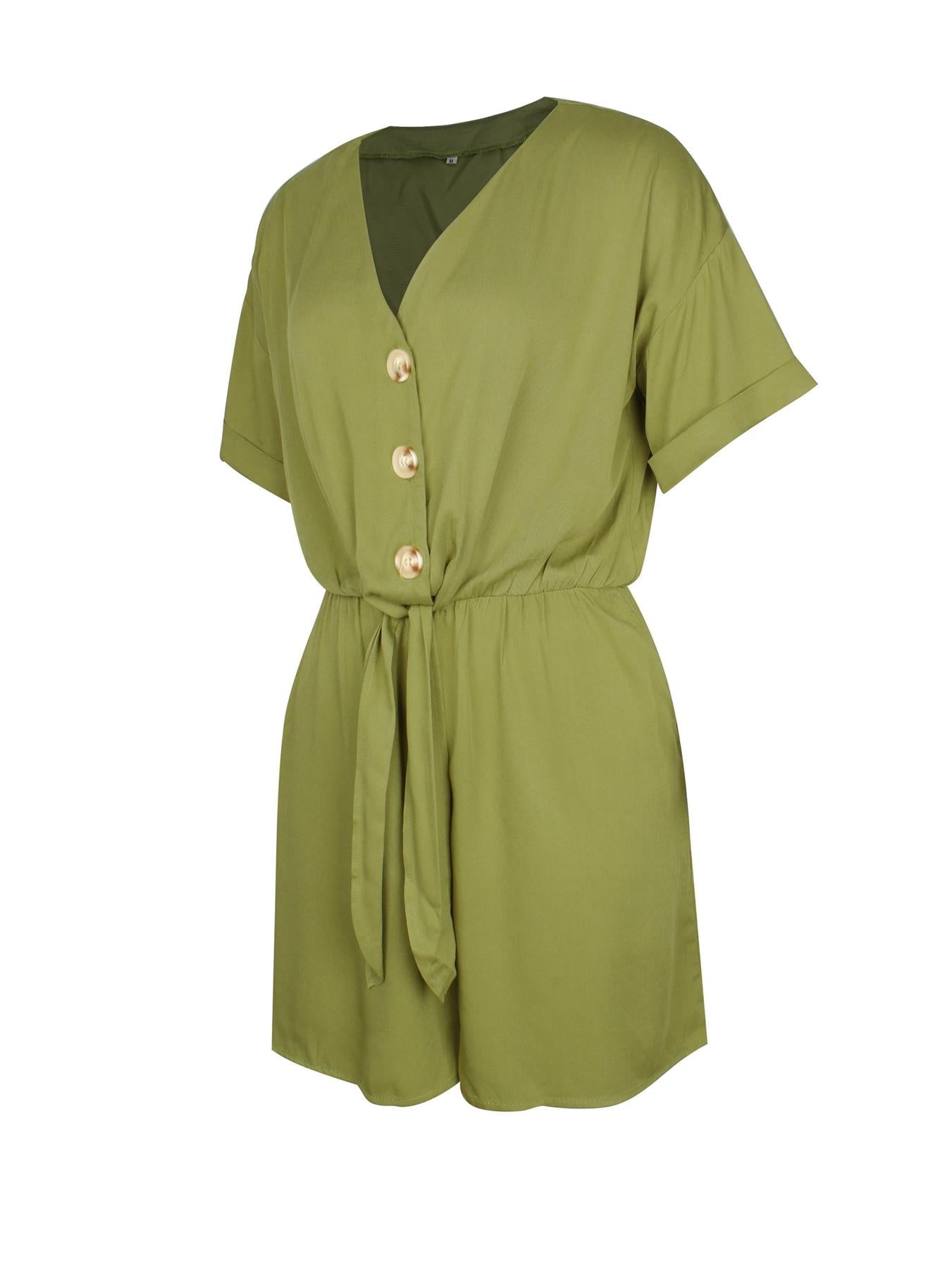 Playsuit In Khaki