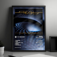Tool "Fear Inoculum" Album Cover Poster - with Complete Tracklist
