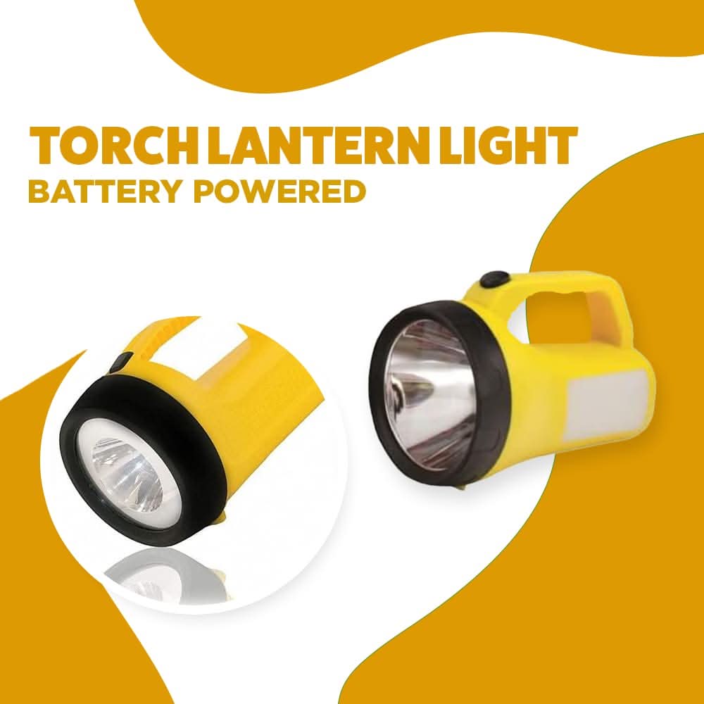 Bright 1W COB and 3W LED Torch Lantern with Carry Handle 120 Lumens