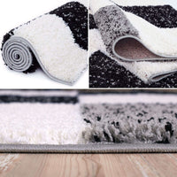 Myshaggy Geometric Grey Rug