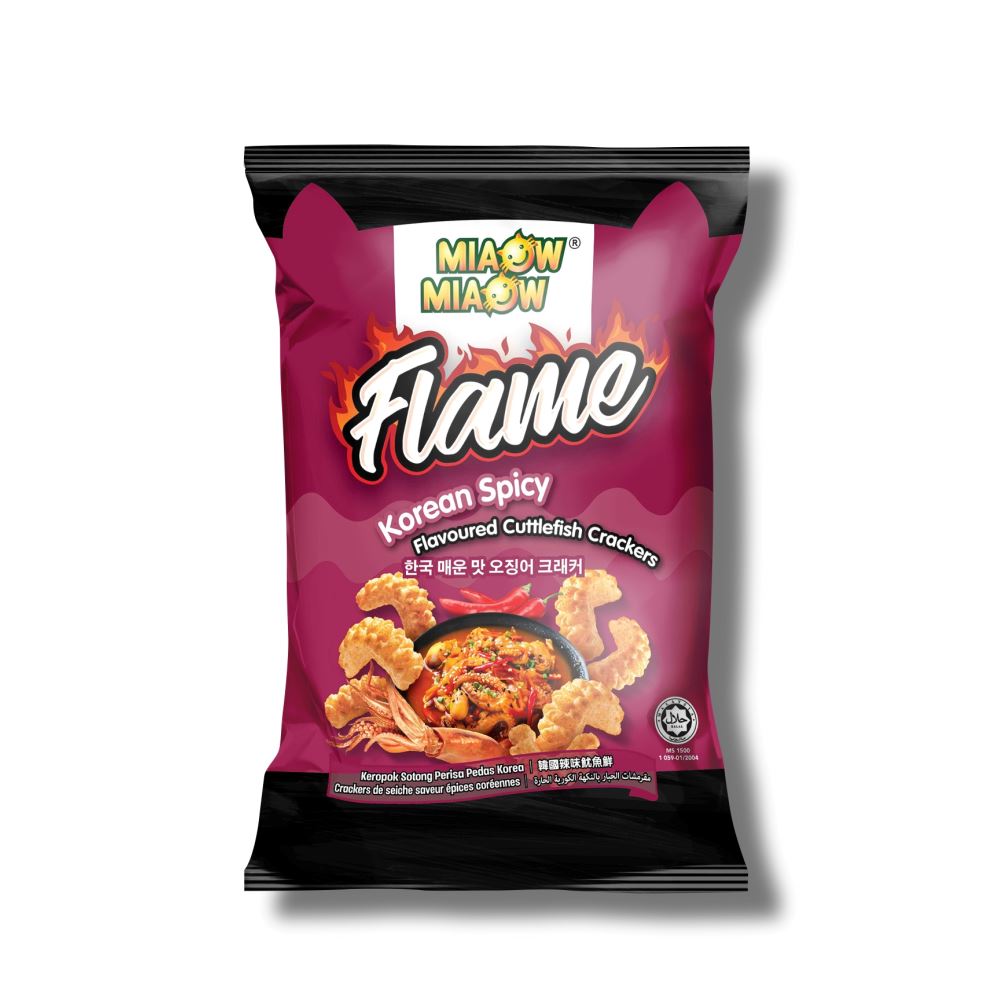 MIAOW MIAOW Flame Cuttlefish Cracker Korean Spicy 50g