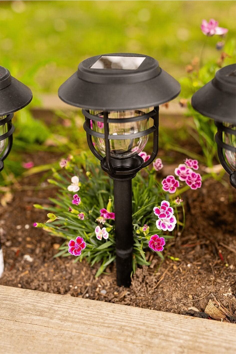 LED Solar Power Pathway Lights for Outdoor Garden