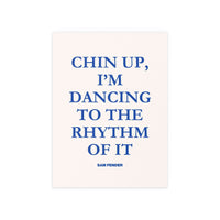 Sam Fender - Chin Up (Blue + Off-white)