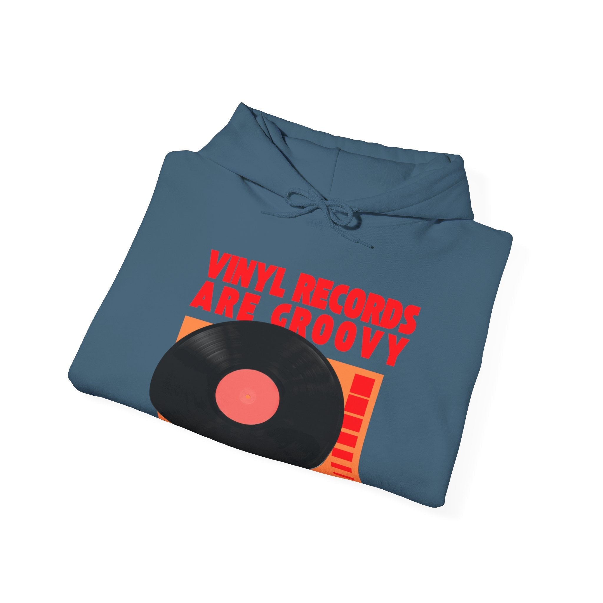 'Vinyl Records Are Groovy' Men's Hoodie