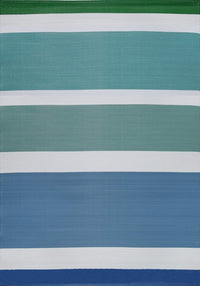 Rainbow Outdoor Rug Blue | 1030