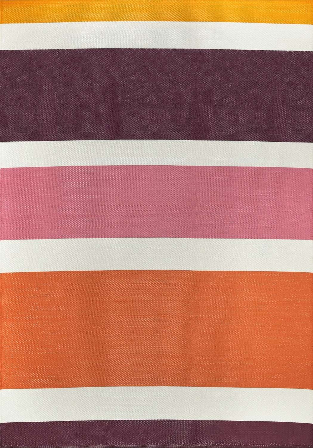 Vibrant Pink Rainbow Outdoor Rug - Stylish & Weatherproof