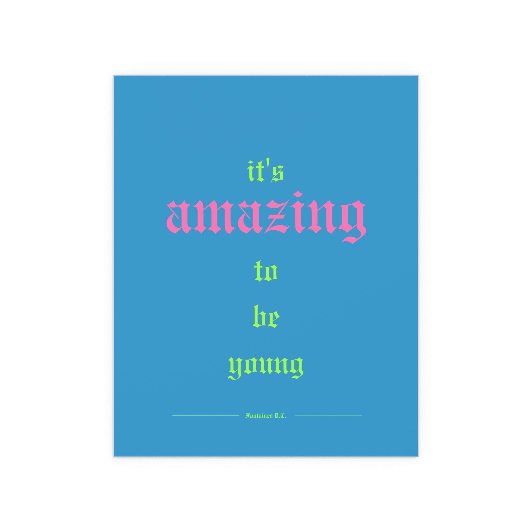 Fontaines DC - It's Amazing To Be Young (Romance Blue)