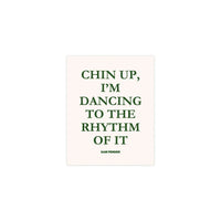 Sam Fender - Chin Up (Green + Off-white)