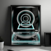 Russ "Shake the Snow Globe" Album Cover Poster - with Complete Tracklist