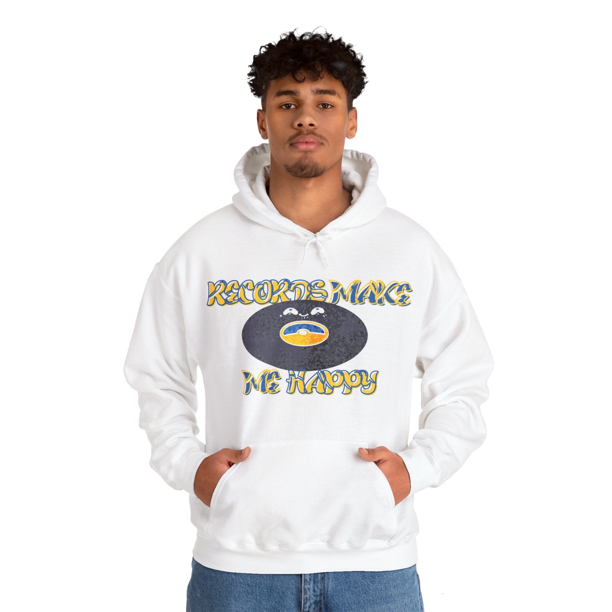 'Records Make Me Happy' Men's Hoodie