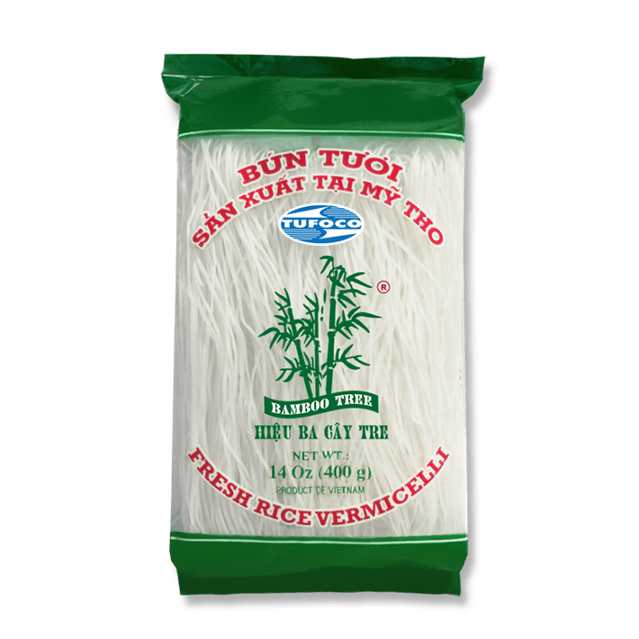 BAMBOO TREE Fresh Rice Vermicelli Bun Tuoi (Green Package) 400g