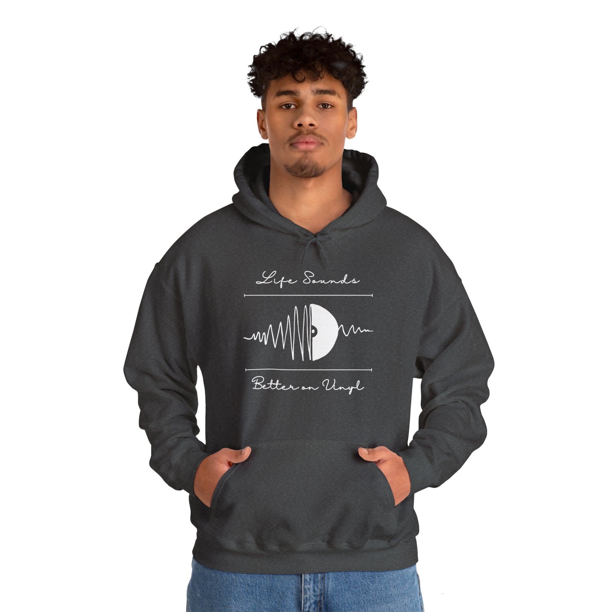'Life Sounds Better on Vinyl' Men's Hoodie