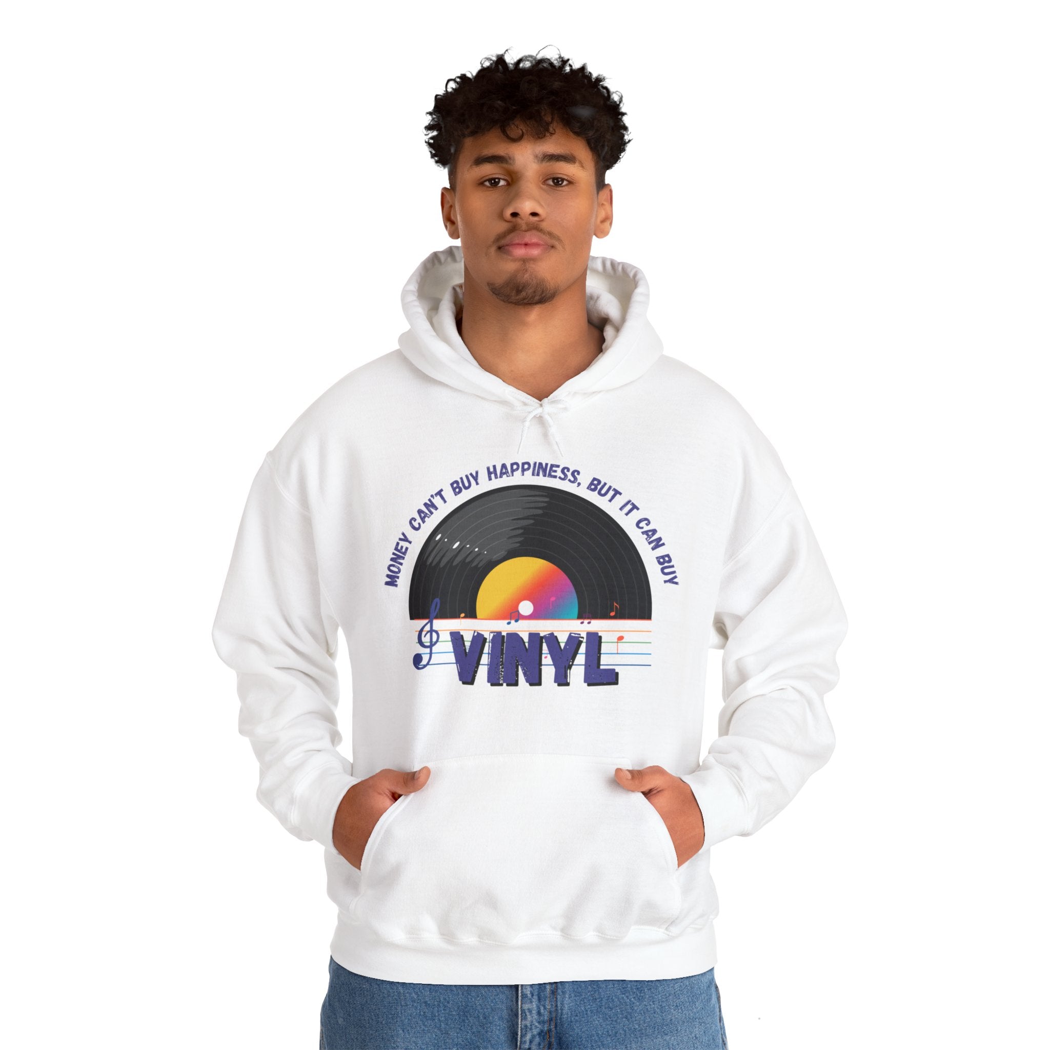 'Money Can't Buy Happiness, But It Can Buy Vinyl' Men's Hoodie