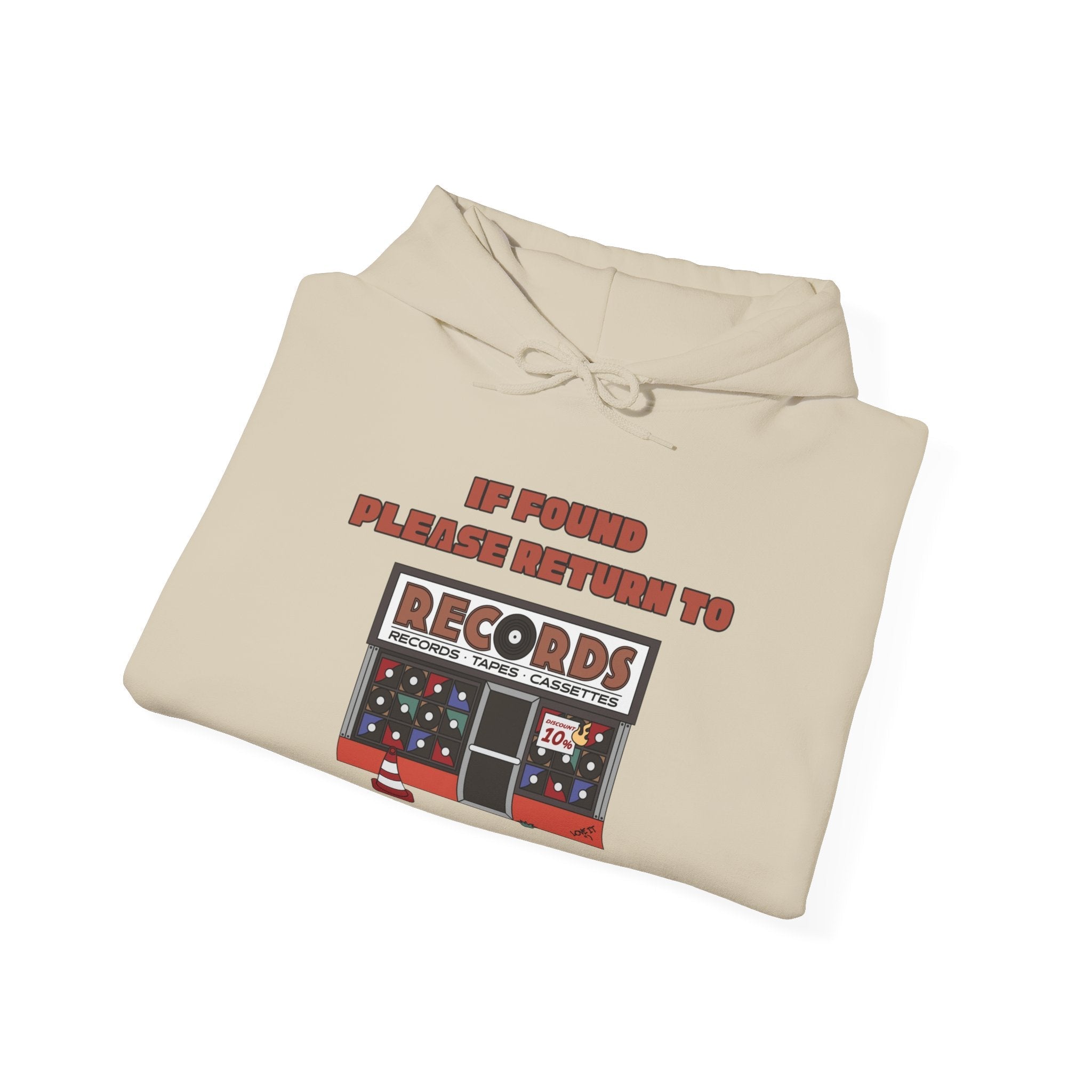 'If Found, Please Return to the Record Store' Men's Hoodie