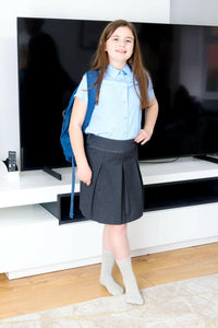 GREY SCHOOL SOCKS - KIDS (PLAIN SOCKS)