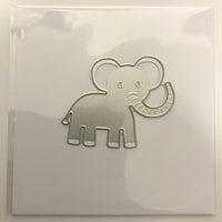 Cute Elephant Metal Thin Die. Cardmaking, Scrapbooking, Kids Crafts, Animal Dies