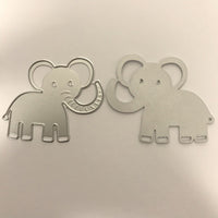 Cute Elephant Metal Thin Die. Cardmaking, Scrapbooking, Kids Crafts, Animal Dies