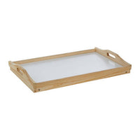 White Top Pinewood Bed Tray.