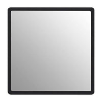 Trosa Large Black Wall Mirror with Gold Edge