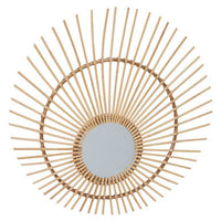 Mataram Natural Rattan Wall Mirror