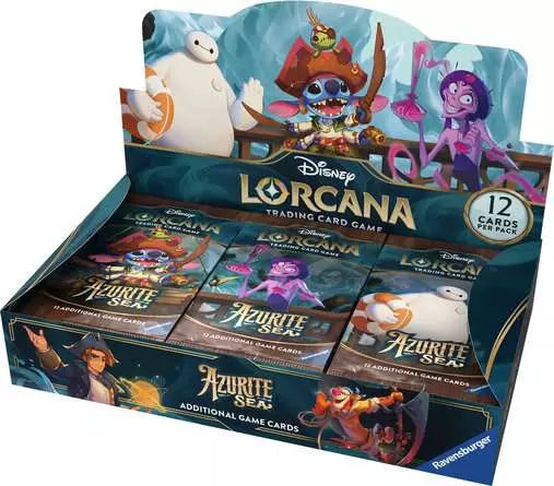 Disney Lorcana TCG Azurite Sea Set 6 - 24 Booster Pack Box