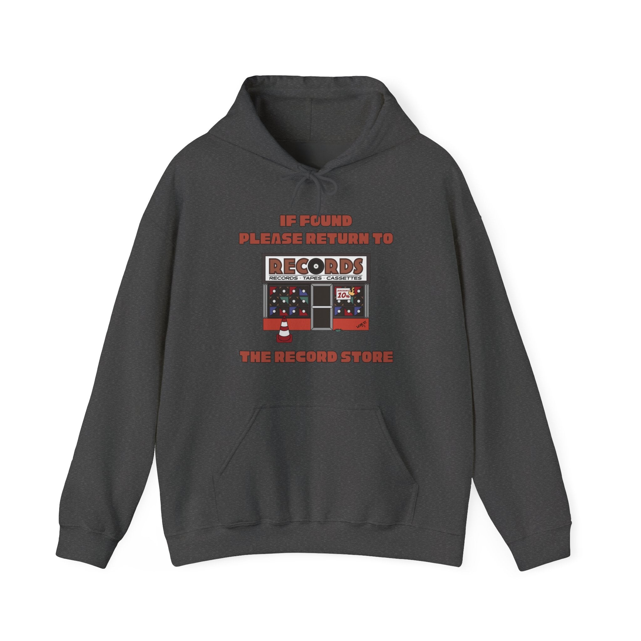 'If Found, Please Return to the Record Store' Men's Hoodie