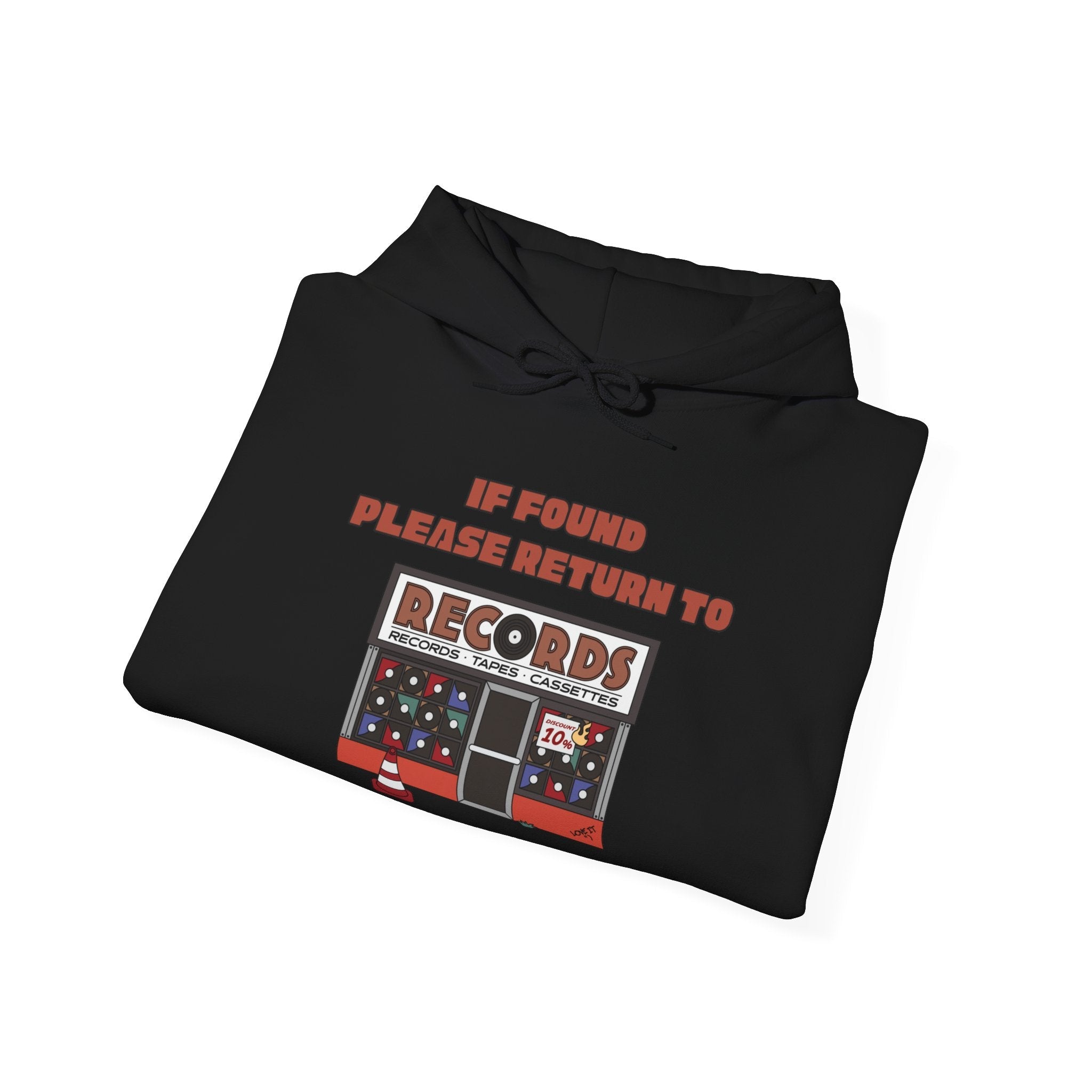 'If Found, Please Return to the Record Store' Men's Hoodie