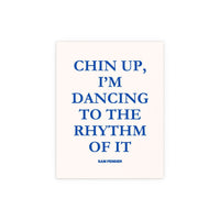 Sam Fender - Chin Up (Blue + Off-white)